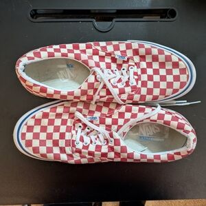 Vintage Vans Pro Red/White Checkered “Spicoli” Sneakers Size 13 USA
